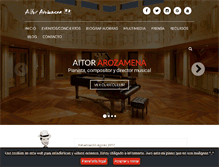 Tablet Screenshot of aitorarozamena.com